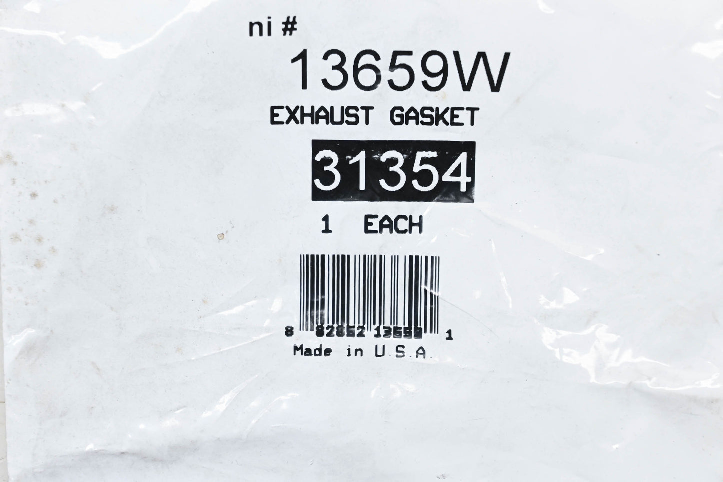 Aftermarket 31354, 13659W Exhaust Pipe Flange Gasket NOS