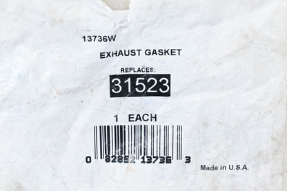 Aftermarket 31523, 13736W Exhaust Pipe Flange Gasket NOS