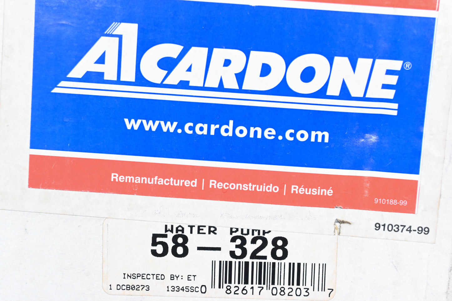 A1 Cardone 58-328, GM 24575871 Remanufactured Water Pump Kit NOS
