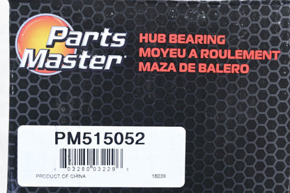 Parts Master PM515052, M31715350, 515052 Wheel Bearing & Hub Assembly NOS