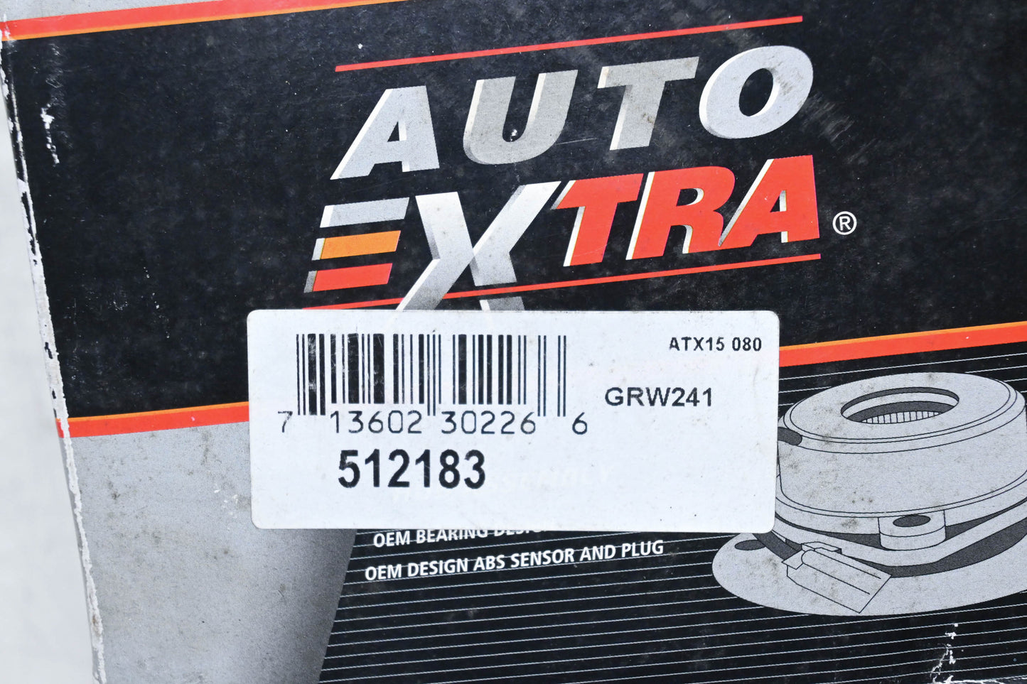 Auto Extra 512183, GRW241 Wheel Bearing & Hub Assembly NOS