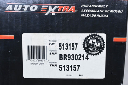 Auto Extra 513157, BR930214 Wheel Bearing & Hub Assembly NOS