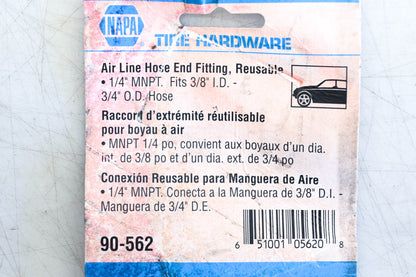 Napa 90-562 Air Line Hose End Fitting NOS