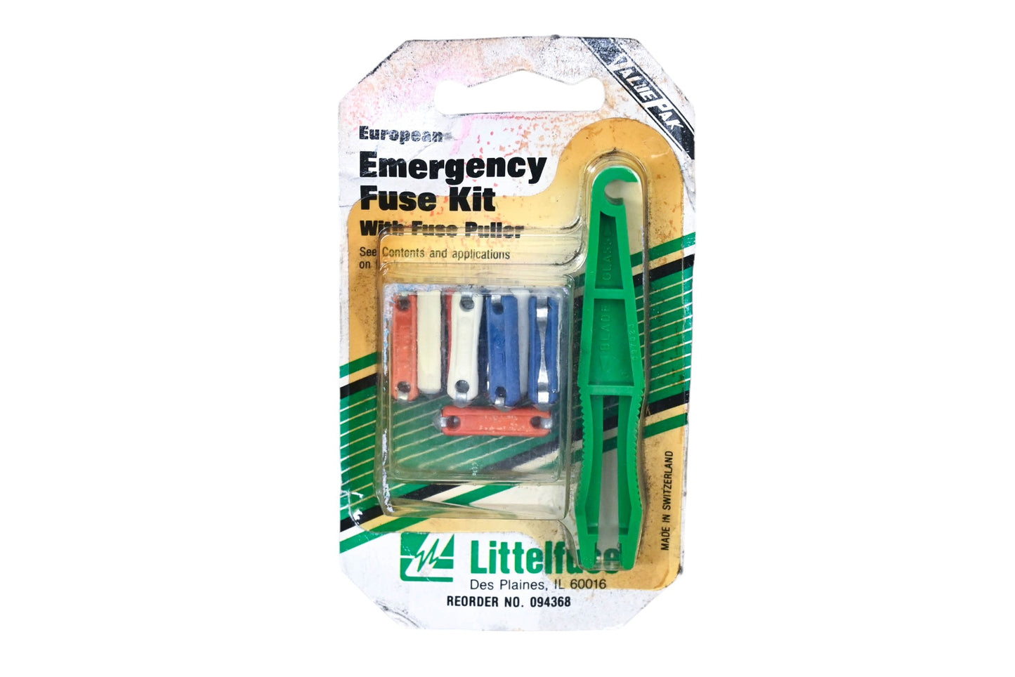 Littelfuse 094368 Emergency Fuse Kit NOS