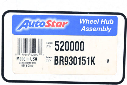 AutoStar 520000, BR930151K Wheel Hub Kit NOS