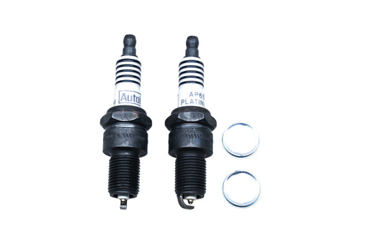 Autolite AP65 Platinum Spark Plug Kit Qty 2 NOS