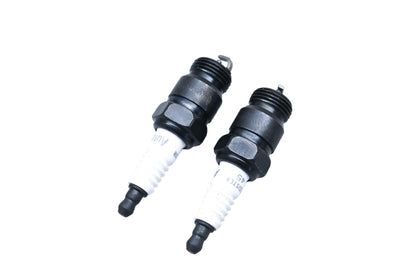 Autolite 45, R84TS, RF11YC Copper Resistor Spark Plugs Qty 2 NOS