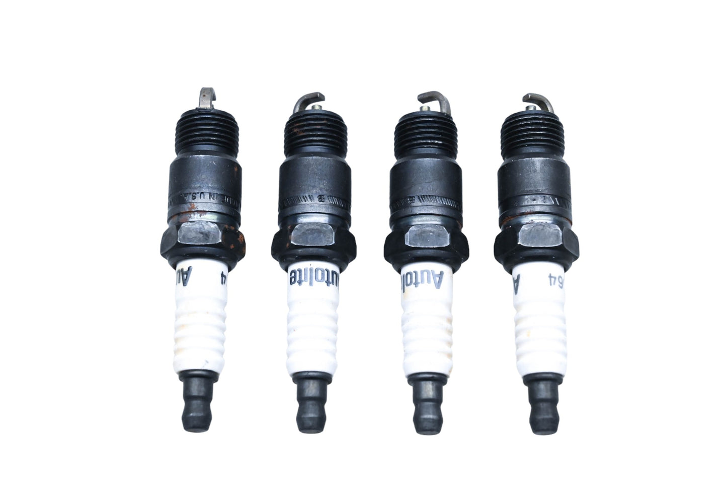 Autolite 664 Copper Core Resistor Spark Plugs Qty 4 NOS