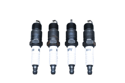 Autolite 665 Copper Core Resistor Spark Plugs Qty 4 NOS