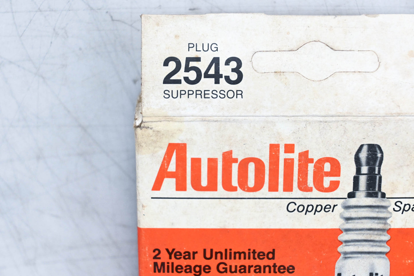 Autolite 2543 Copper Core Suppressor Spark Plugs Qty 8 NOS