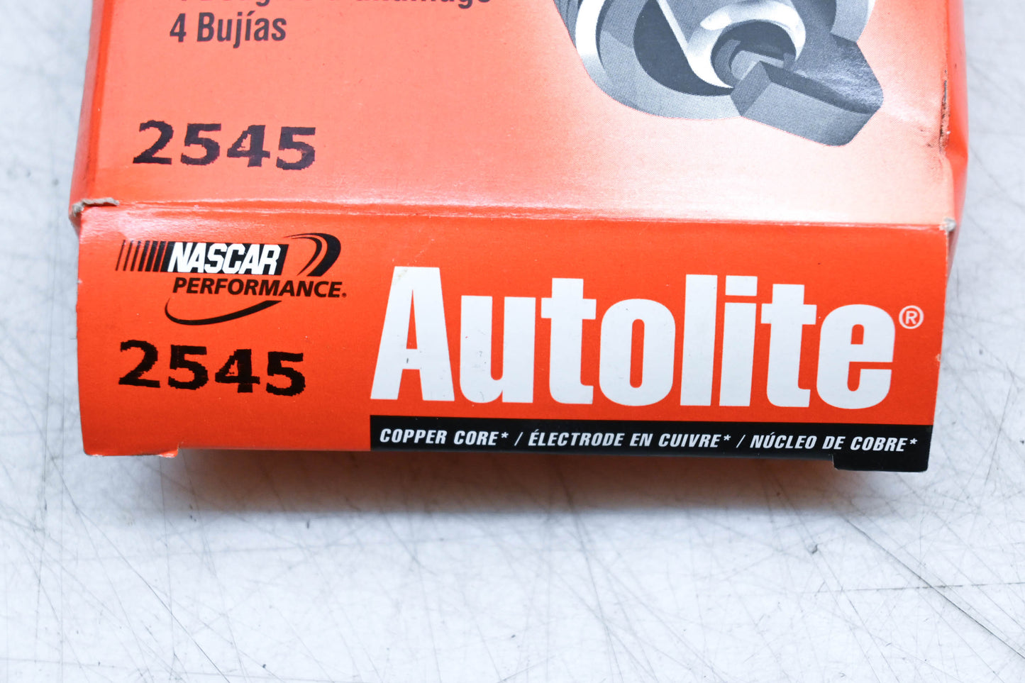 Autolite 2545 Copper Core Resistor Spark Plugs Qty 4 NOS
