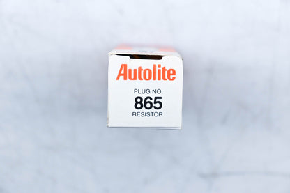 Autolite 865 Copper Core Resistor Spark Plugs Qty 2 NOS