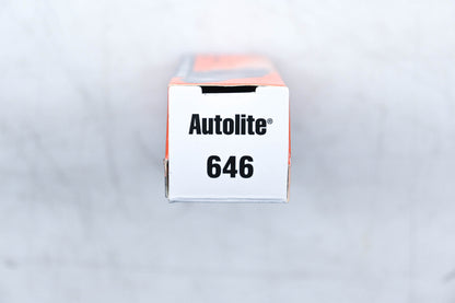 Autolite 646 Copper Core Resistor Spark Plugs Qty 3 NOS