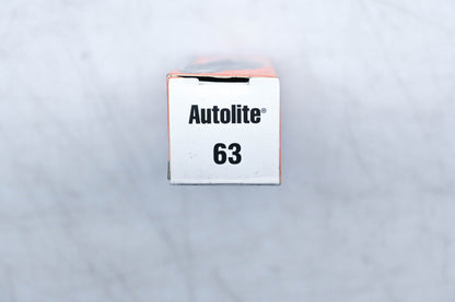 Autolite 63 Copper Core Resistor Spark Plugs Qty 2 NOS