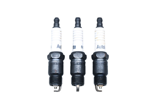 Autolite 665 Copper Core Resistor Spark Plugs Qty 3 NOS