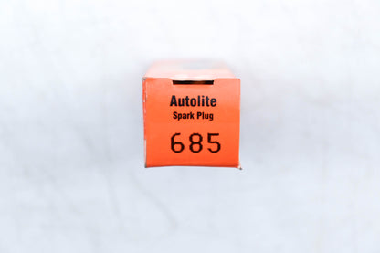 Autolite 685 Copper Core Resistor Spark Plugs Qty 3 NOS