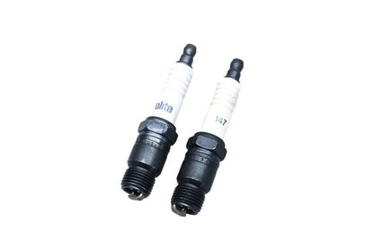 Autolite 147 Copper Core Resistor Spark Plugs Qty 2 NOS