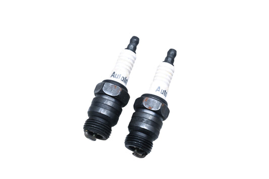 Autolite 124 Copper Core Resistor Spark Plugs Qty 2 NOS