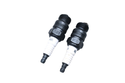 Autolite 124 Copper Core Resistor Spark Plugs Qty 2 NOS