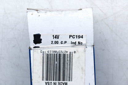 Wagner PC194 Instrument Panel Light Bulbs Qty 5 NOS