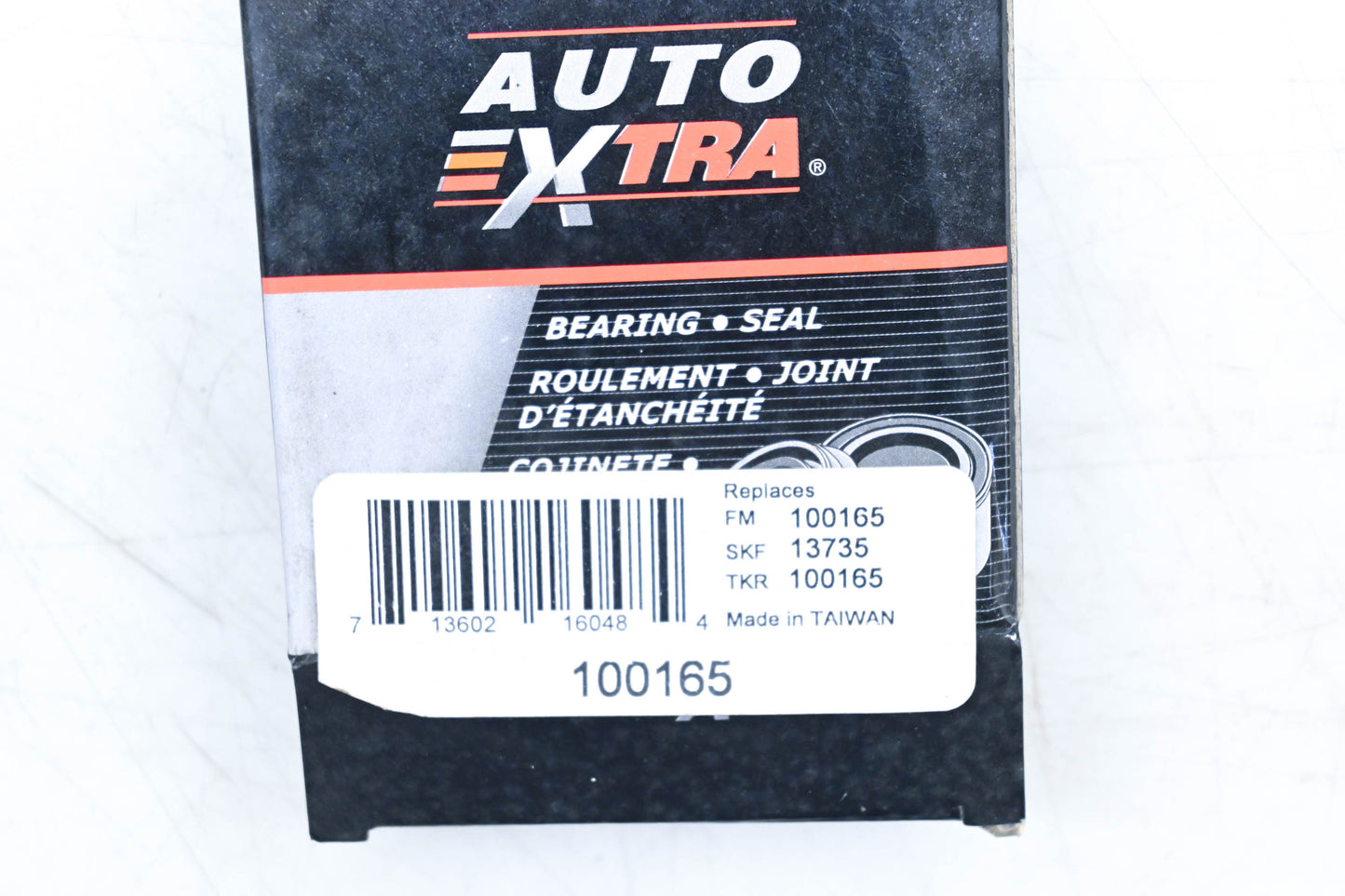 Auto Extra 100165, 13735 Bearing Seal NOS