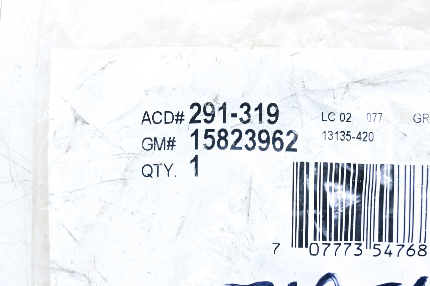ACDelco 291-319, 15823962 Rear Axle Shaft Seal NOS