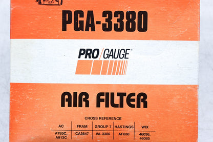 Pro Gauge PGA-3380, CA3647, VA-3380 Air Filter NOS