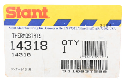 Stant 14318 Thermostat NOS