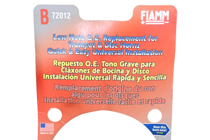 Fiamm 72012 Low Note Horn Kit NOS