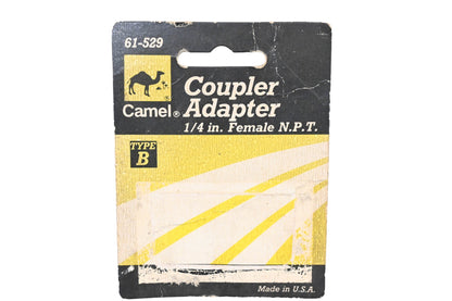 Camel 61-529 Type B Female Coupler Adapter NOS