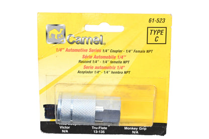Camel 61-523, 13-135 Type C Female Coupler NOS