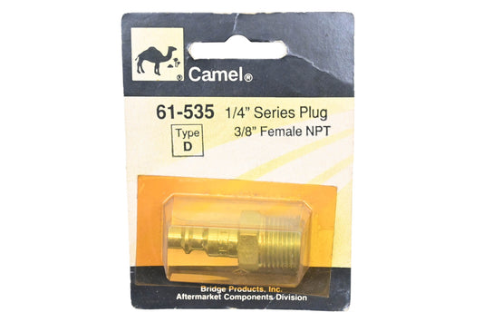 Camel 61-535 Type D Female Coupler Adapter NOS