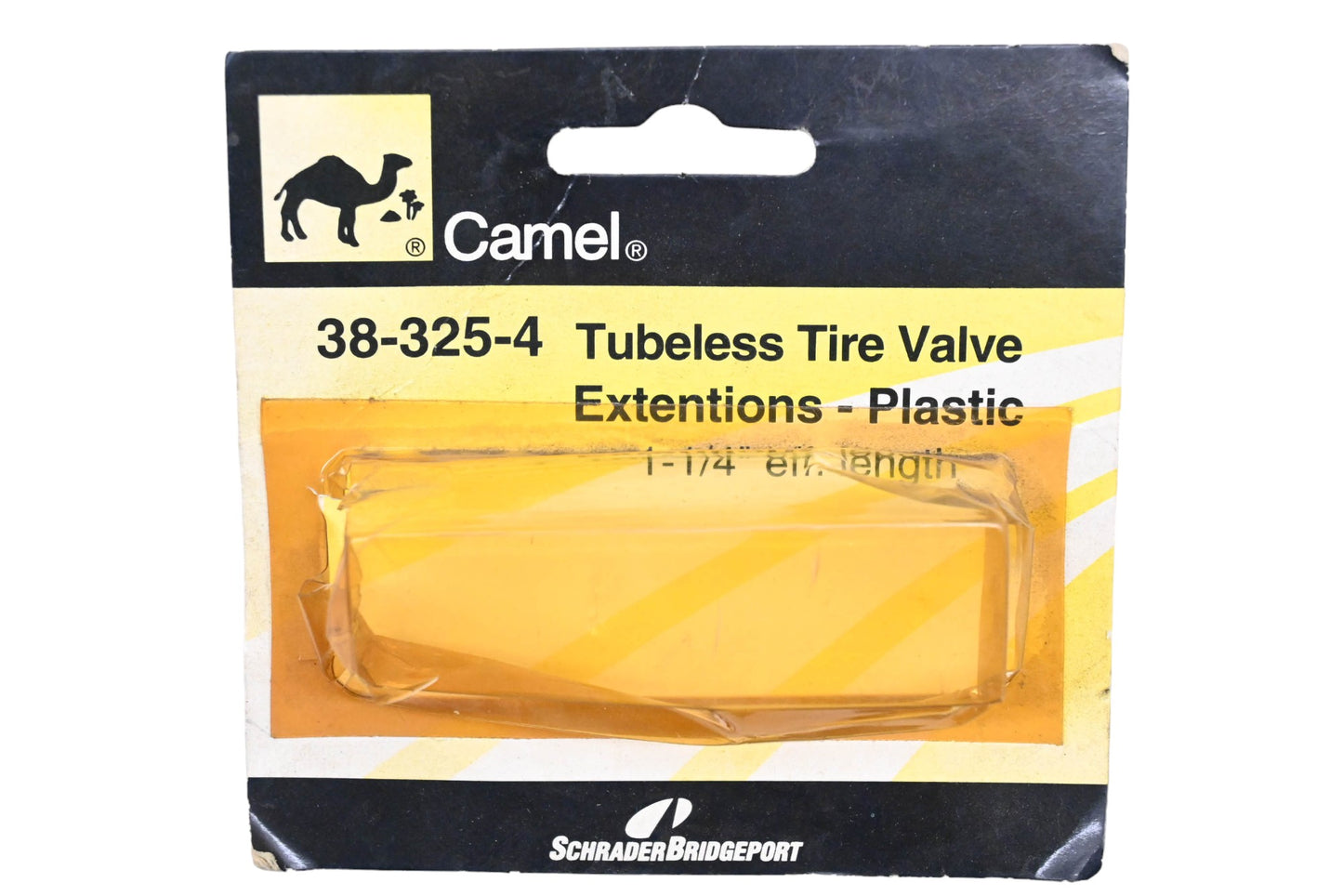Camel 38-325-4 Plastic Tubeless Tire Valve Extensions Qty 4 NOS