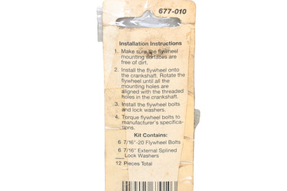 Dorman 677-010 Flywheel Bolt Kit NOS