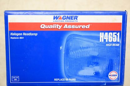 Wagner H4651 High Beam Halogen Headlamp NOS
