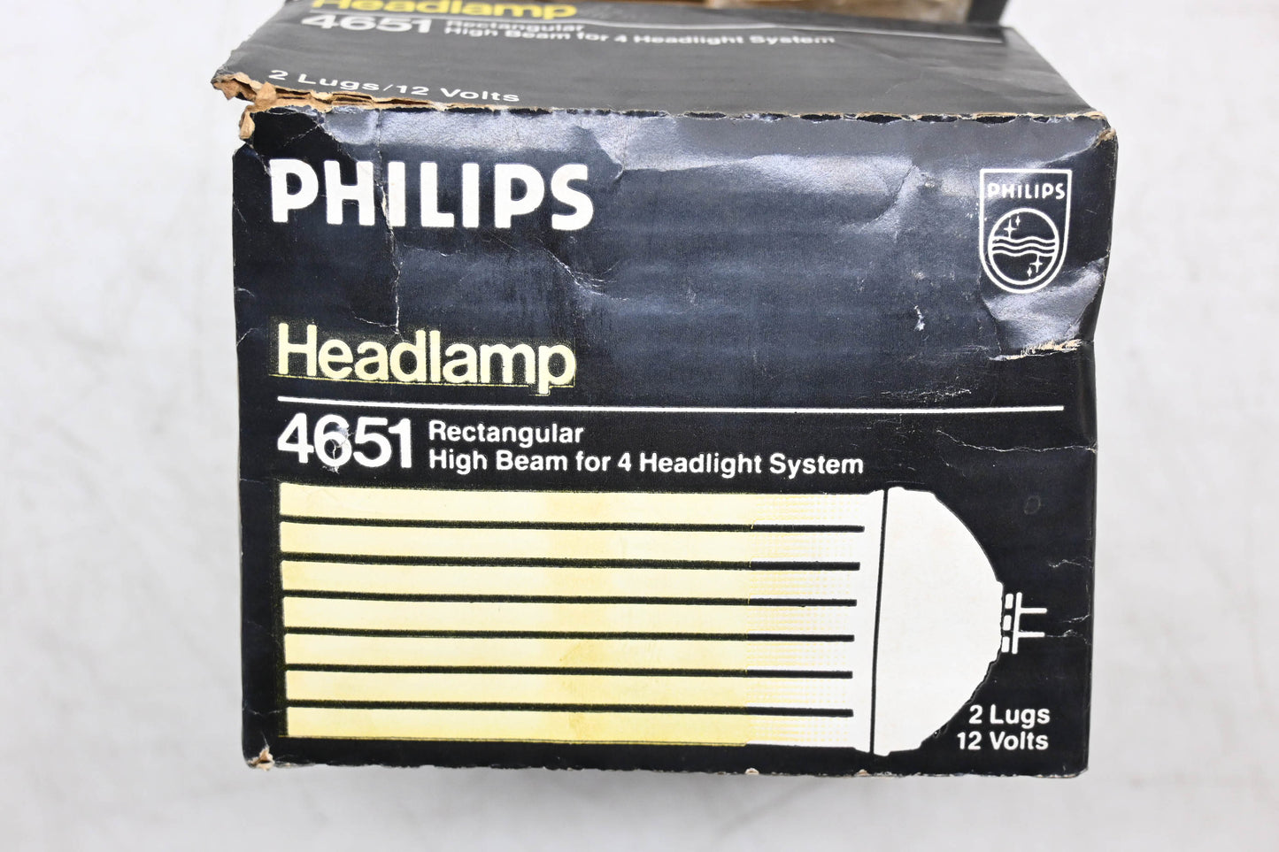 Philips 4651 High Beam Headlamp NOS