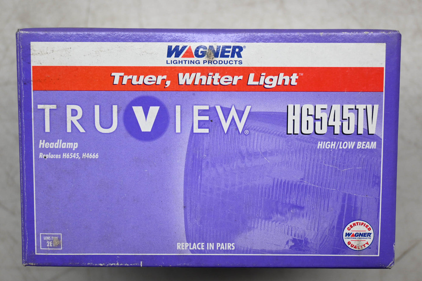 Wagner H6545TV Truview Headlamp NOS
