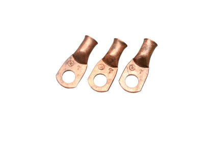 Standard BP302 Copper Battery Cable Lugs Qty 3 NOS