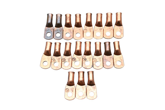 Standard BP300 Copper Battery Cable Lugs Qty 19 NOS