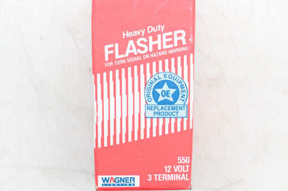 Wagner 550 Heavy Duty Turn Signal Flasher NOS