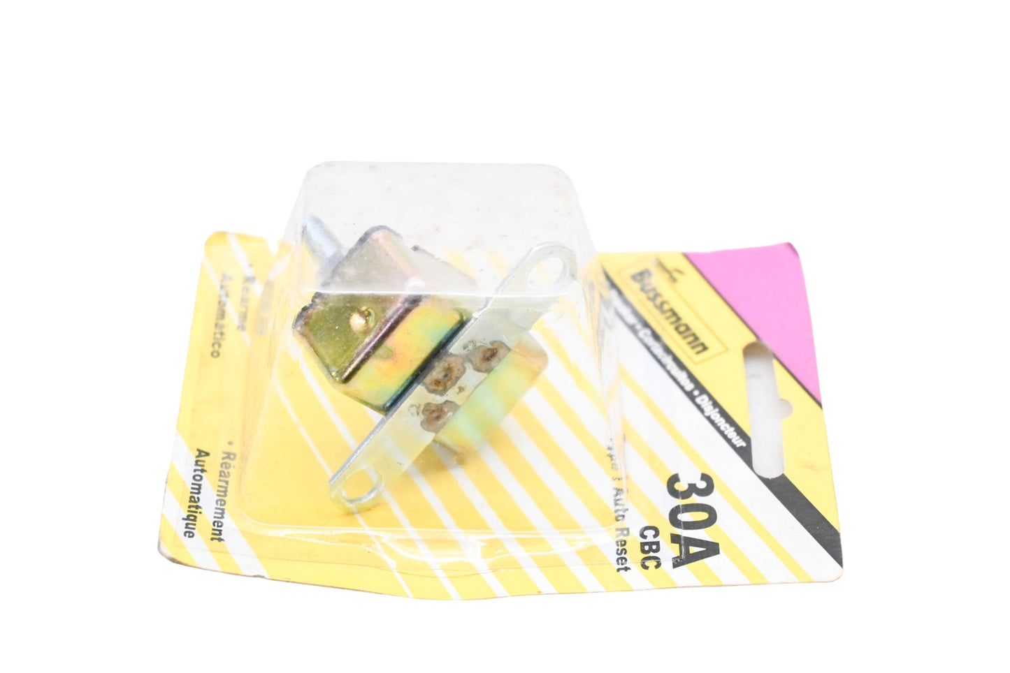 Cooper BP/CBC-30B-RP, CBC-30B Bussmann 30 Amp Auto Reset Circuit Breaker NOS