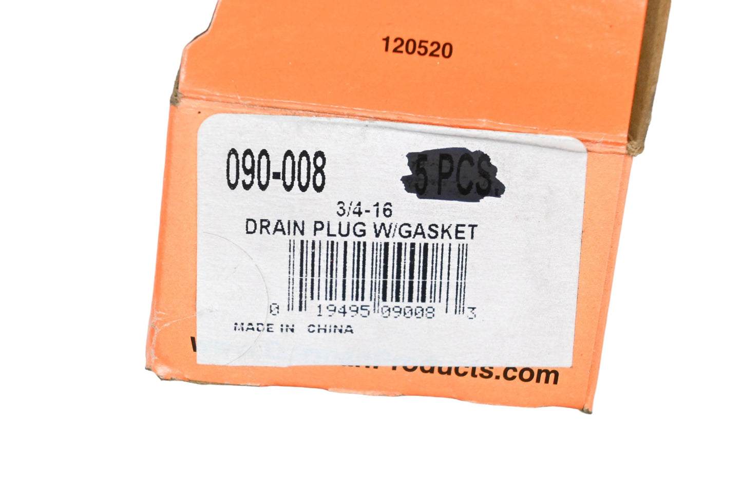 Dorman 090-008CD, 090-008 3/4-16 Drain Plug NOS