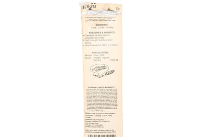 Dorman 676-215 Exhaust Manifold Bolt & Spring Kit NOS