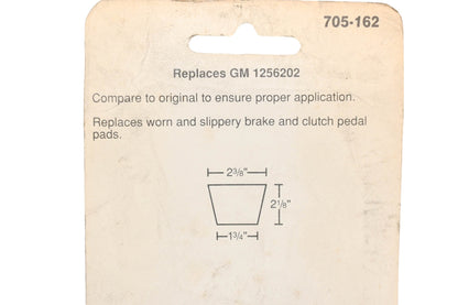 Dorman 705-162, 1256202 Brake & Clutch Pedal Pad NOS