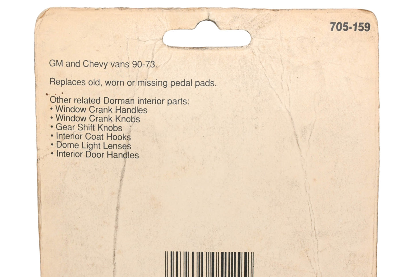 Dorman 705-159 Brake & Clutch Pedal Pad NOS