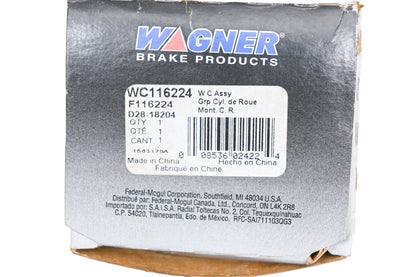 Wagner WC116224, F116224, D28-18204 Drum Brake Wheel Cylinder Assembly NOS