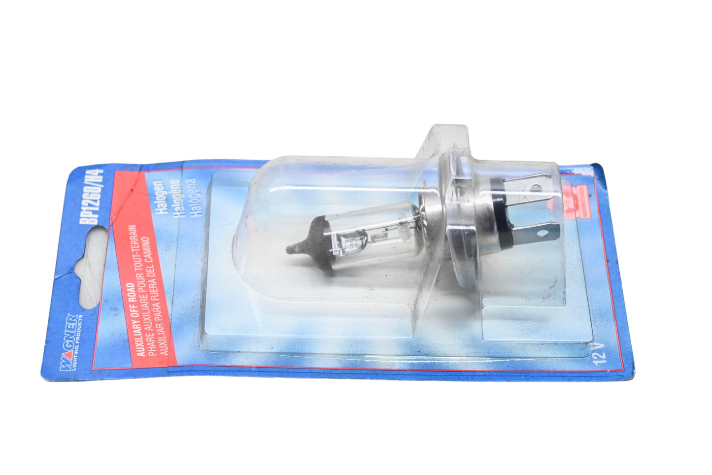 Wagner BP1260/H4 Auxilary Off Road Halogen Light Bulb NOS