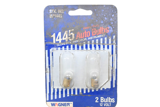 Wagner BP1445, 1445 Heavy Duty Multi-purpose Light Bulbs Qty 2 NOS