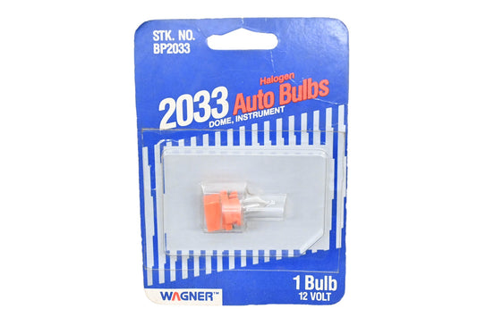 Wagner BP2033, 2033 Halogen Instrument Light Bulb NOS