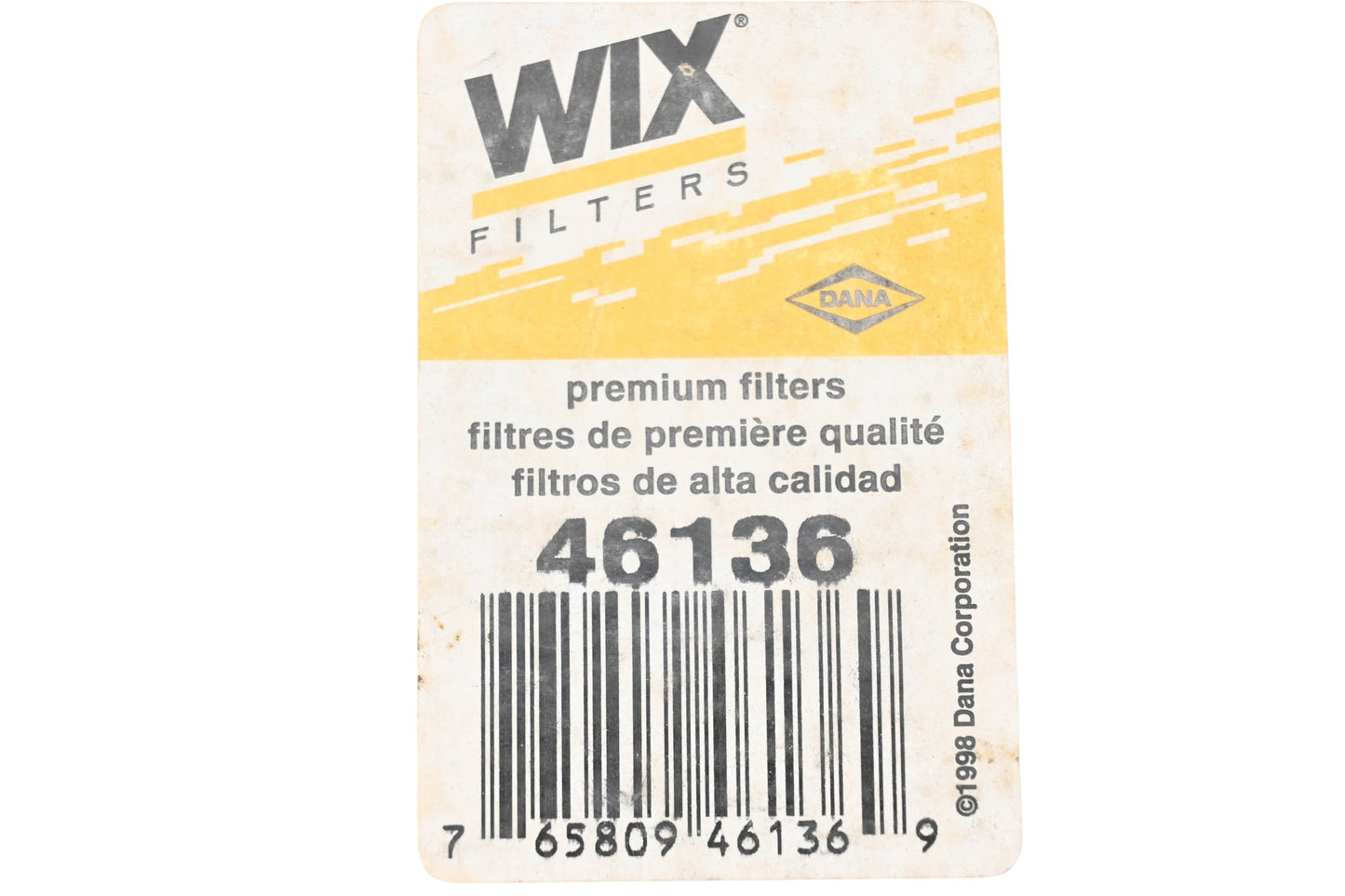 Wix 46136 Air Filter NOS